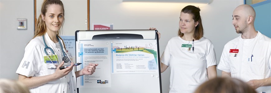 Billede fra informationsmøde om apopleksi